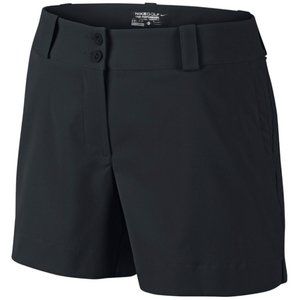 NIKE Womens Golf Dri-Fit Tour Performance Black Shorts Size 0 - Stretch - Pocket